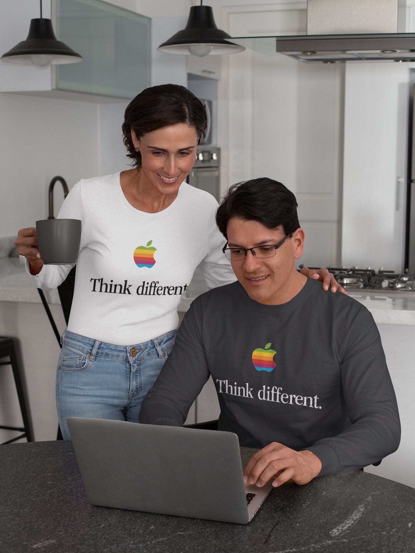 Think Different Apple Computer Long Sleeve T-shirt - Etsy