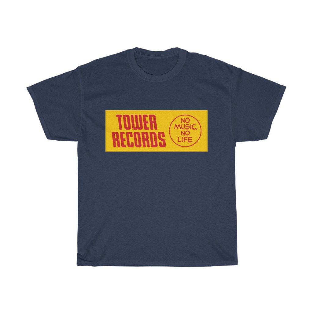 正規店仕入れの Vintage Etsy - T-shirt Shop Records Tower トップス