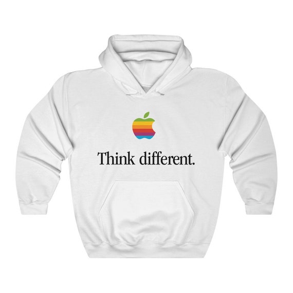 Think Different Apple Computer Hoodie Sweatshirt