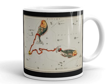 Astrology Pisces StarSign Mug. Ideal Coffee/Tea Gift Mug