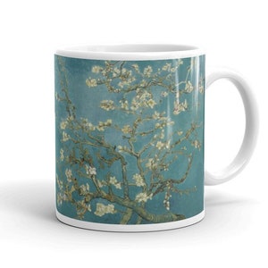 Van Gogh Almond Blossom (1890) Art Mug. Ideal Tea/Coffee Gift Mug