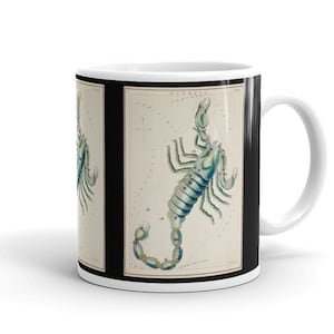 Astrologie Scorpion Star Map Mug. Tasse cadeau de café/thé idéale