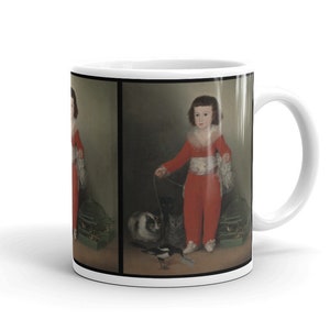 Goya Arte Taza, Manuel Osorio Manrique de Zuñiga (1784-1792) Taza Ideal de Regalo de Café/Té