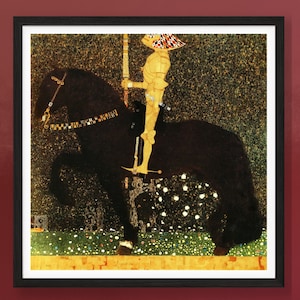 Gustav Klimt The Golden Knight 1903. Wall Decor Art Poster