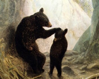 Dancing Bears（ウィリアム ホルブルック ベアード）熊 ポスター Dancing Bears（ウィリアム ホルブルック ベアード）熊 ポスター