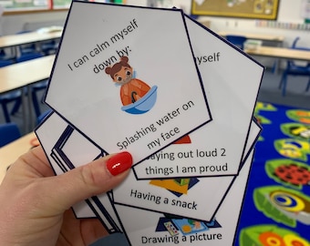 1 Set Calm down Karten