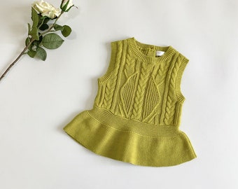 Kids Knitted Sweater Dress