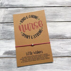 Nurse Gift - Kind Caring Smart Strong - Verpleegkunde Student - Registered Nurse - Nurse Life - Nurse Gift - Nurse Armband - Wens Armband