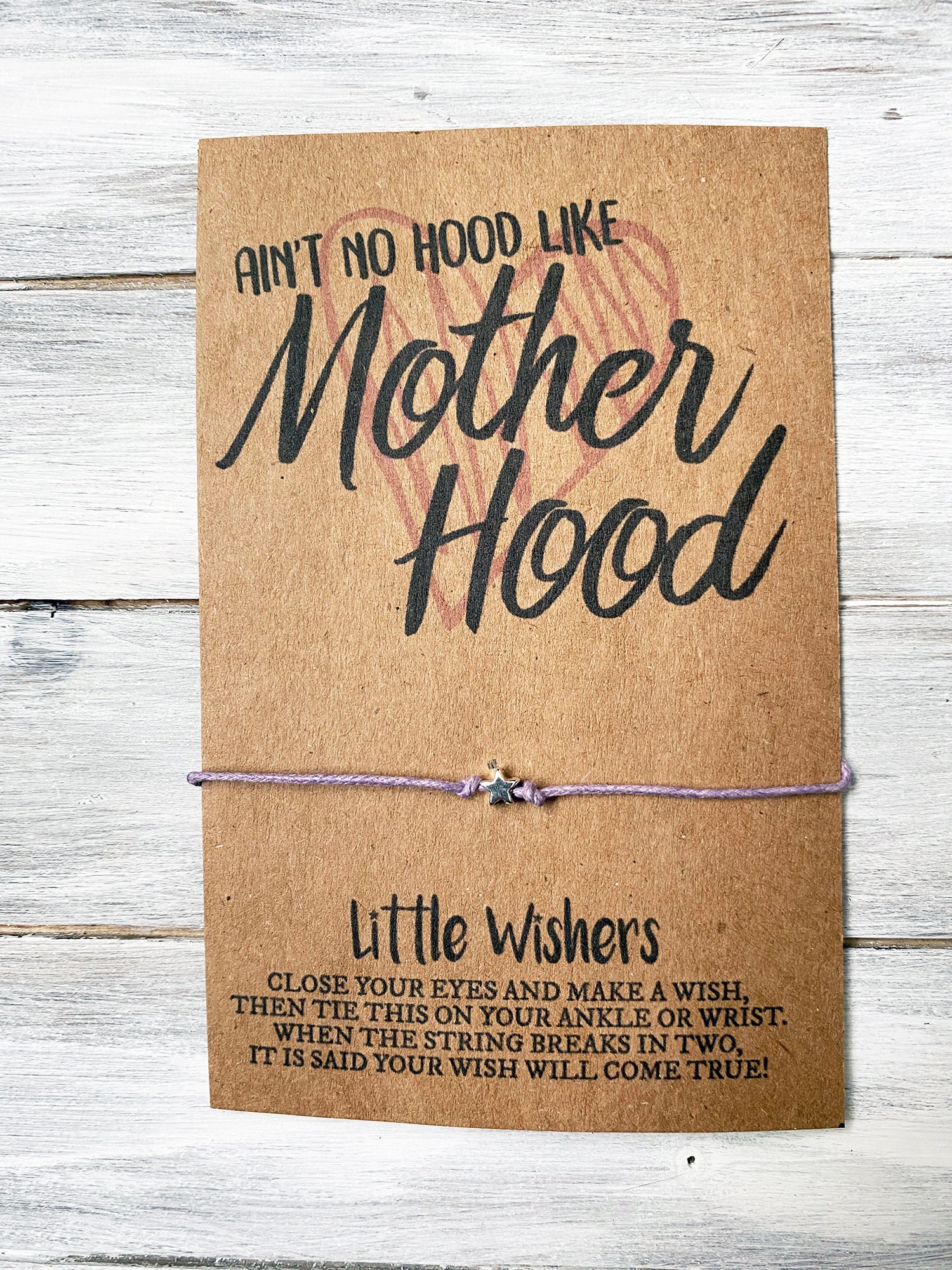Mom Wish Bracelet - Ain't No Hood Like Motherhood - Bracelet - Mothers ...