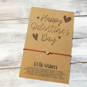 Galentine's Day Wish Armband - Ich liebe dich - Valentinstag - Freundschaftsarmband - Happy Galentine's Day - Mädchen Valentine - Party Favor