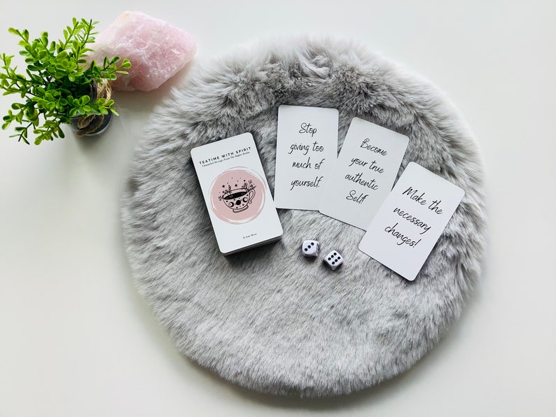 Advice Oracle Cards Guidance Affirmation Message Deck Unique Etsy