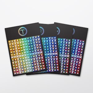 Enochian Elemental Watchtowers Holographic Prints