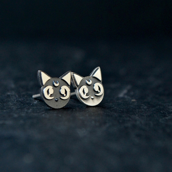 Sailor Moon Earrings Luna Artemis Cat Earrings Sailor Moon Anime Manga Tsukino Usagi Cosplay Jewelry