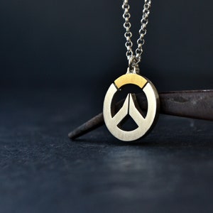Overwatch Game Necklace, Overwatch Cosplay Geek Geekery Necklace Jewelry DVa Mercy Pharah Widowmaker, Gamer Gift