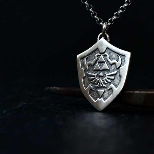 Legend of Zelda Hylian Shield Cufflinks Sterling Silver Zelda Etsy
