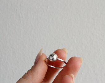 Sterling Silver Pokemon Pokeball Ring: Geek Nerd Gift