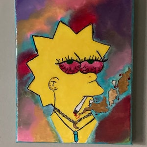 Lisa Simpson Stoner Art