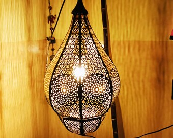 Moroccan Hanging Turkish Lamp , Ceiling Fixture Lamp, Outdoor Lighting Arabian Light, Christmas Home Decor Lighting, Outlet Plug In Lamp