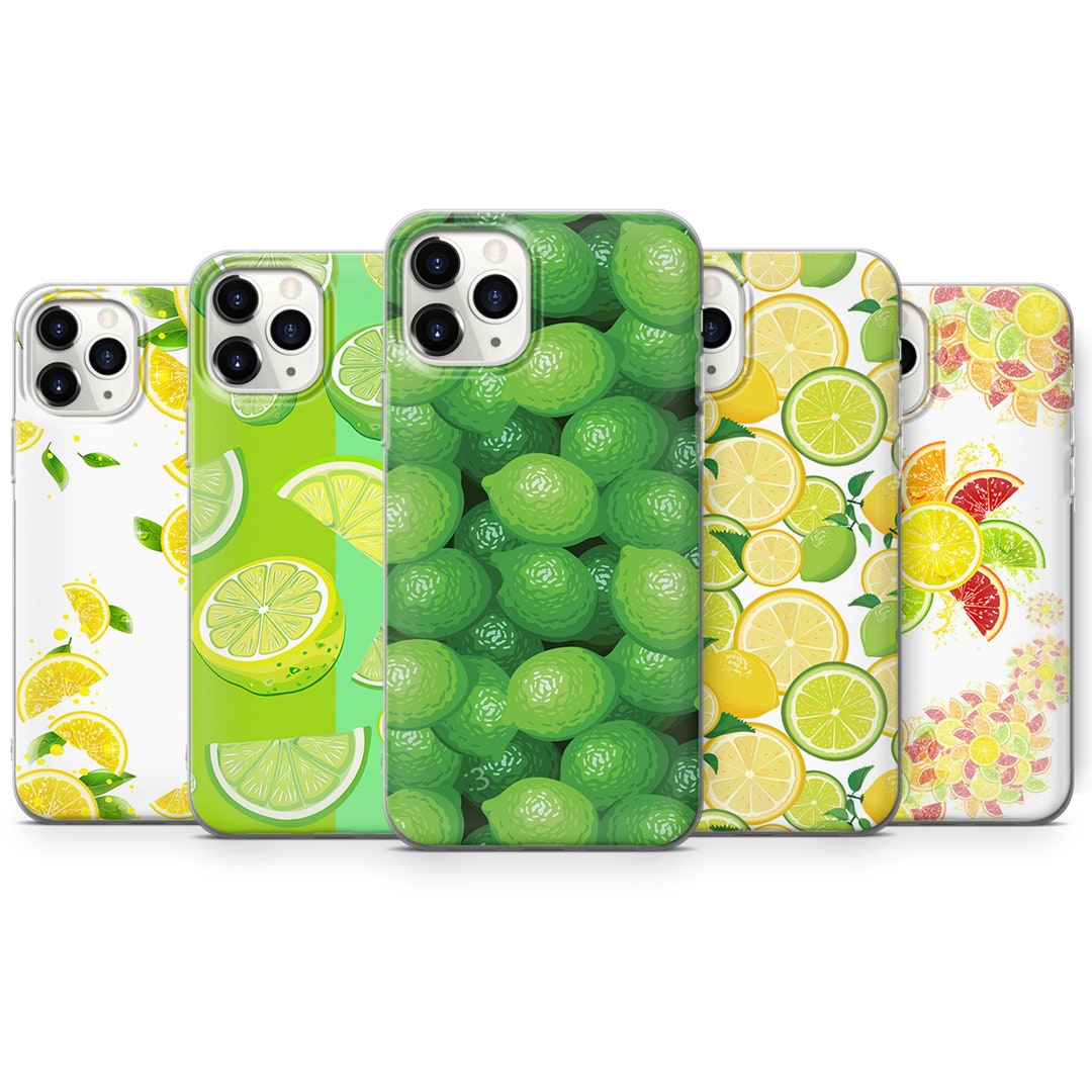 Lemon Phone Case Citrus Cover for iPhone 7, 8, XS, XR, 11PRO Max