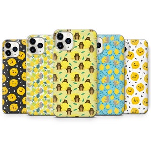 Lemon Phone Case Citrus Cover for iPhone 7, 8, XS, XR, 11PRO max & Galaxy S10, S20, A6, smartphones P20 P30, P40  a9