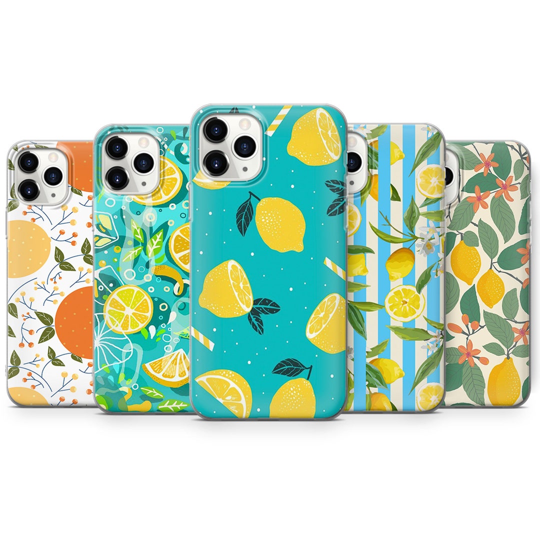 Lemon Phone Case Citrus Cover for Iphone 7 8 XS XR 11PRO Etsy UK