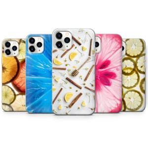 Lemon Phone Case Citrus Cover for iPhone 7, 8, XS, XR, 11PRO max & Galaxy S10, S20, A6, smartphones P20 P30, P40  a10