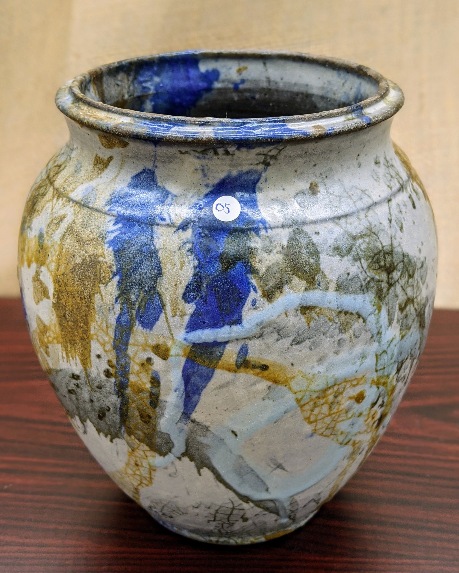Handmade ceramic vase with selfmade glaze Etsy