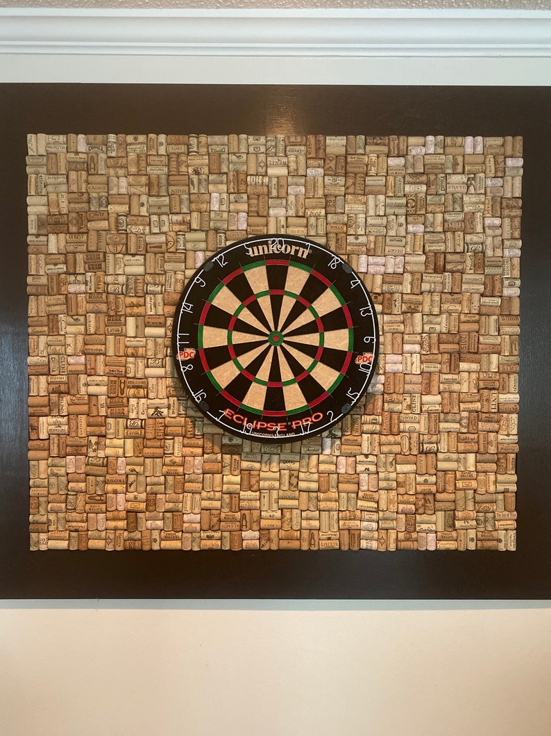Cork Dart Board Etsy