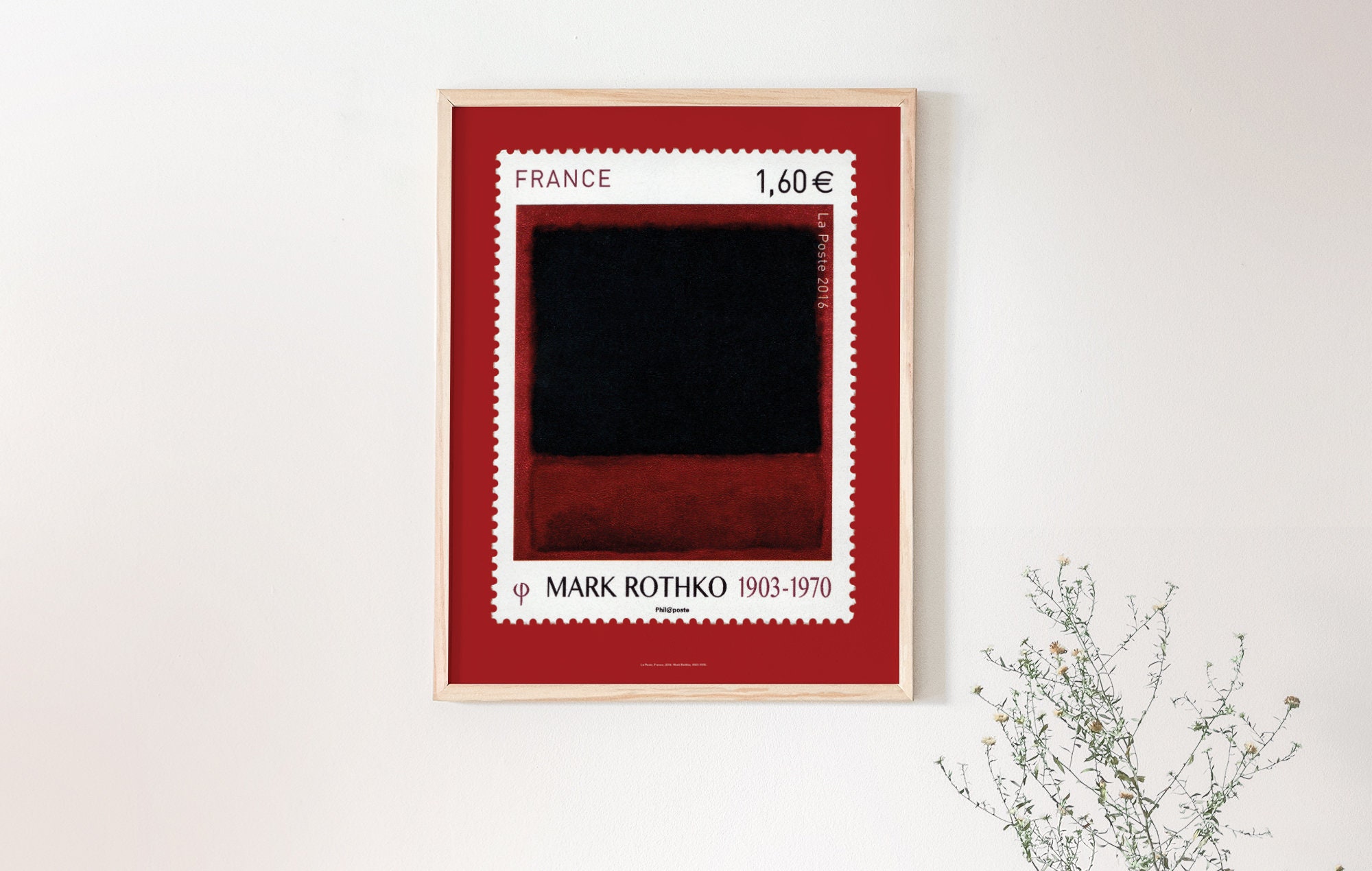 Affiche de peinture Mark Rothko, impression de l'exposition de la ...