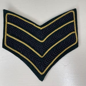 1960s/early 1970s Military Insignia Sew On Patch Royal Green Jackets