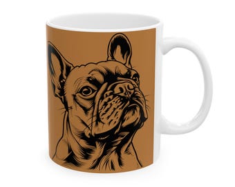 French Bulldog Mug: 11oz Ceramic Dog Lover Gift