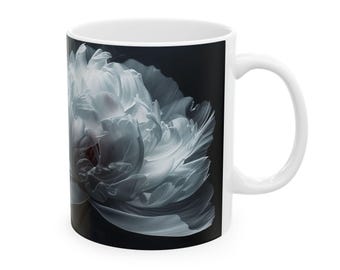 X-Ray Rose Coffee Mug: Floral Lover Gift