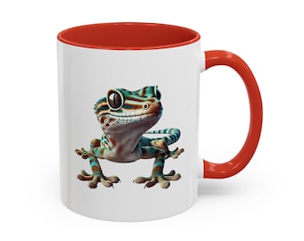 Gecko Mug: 11oz Ceramic Mug for Lizard Lovers