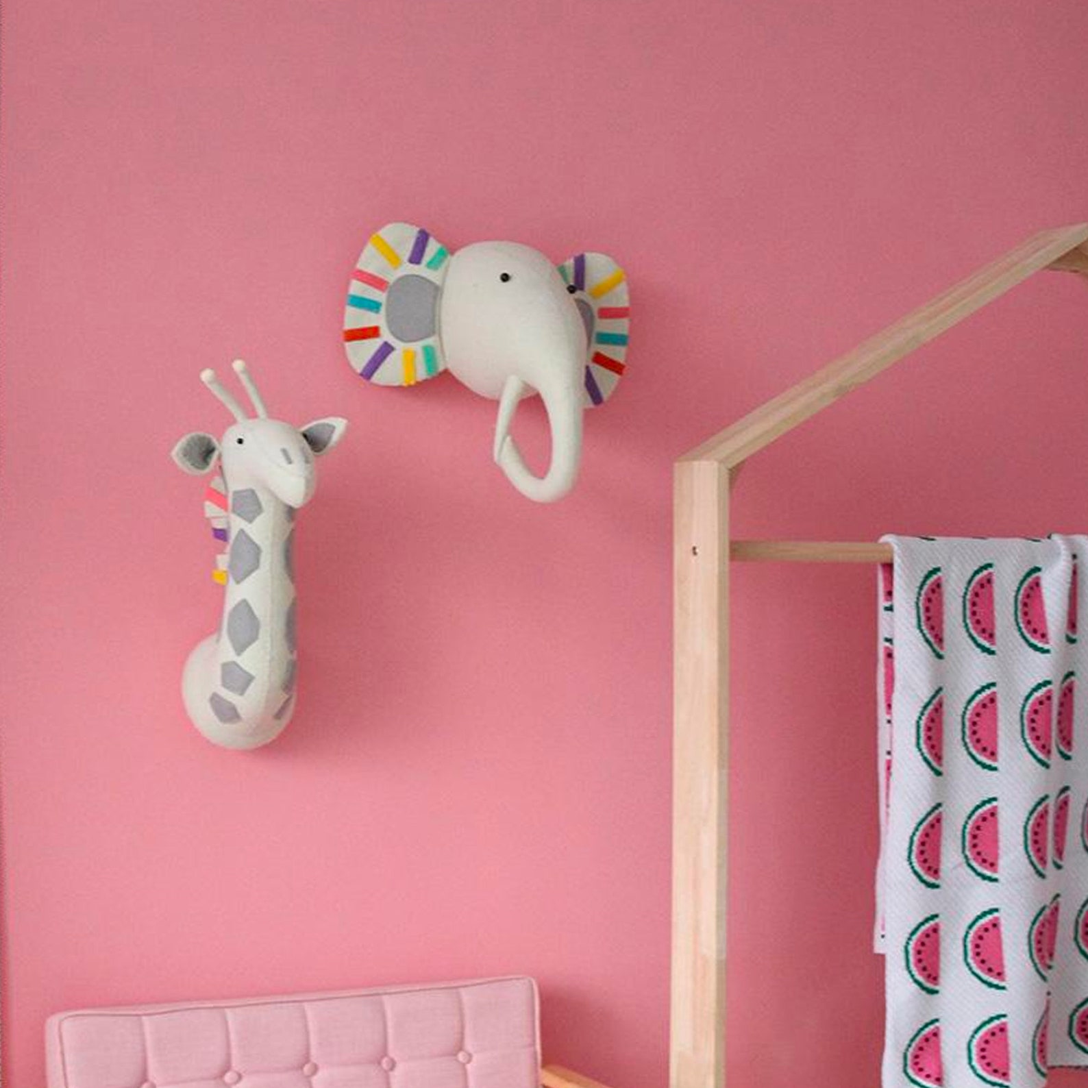 Stuffed Animal Decoelephant Hanging Baby Toys Elephant Etsy