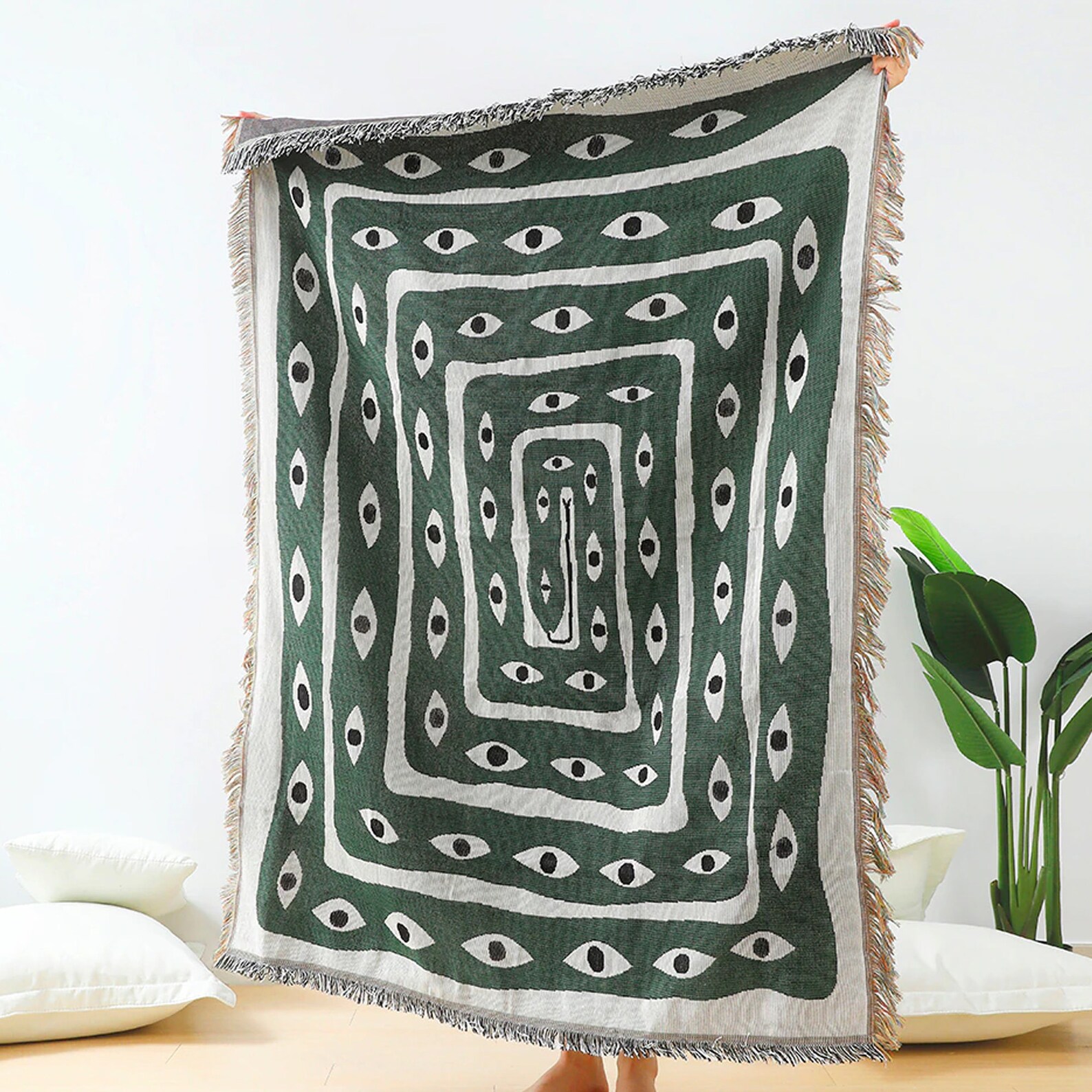 Snakes Blanket Tapestry Blanketcotton Throws Housewarming Etsy
