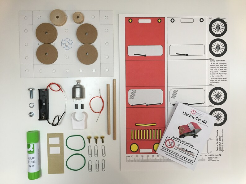 Kids Electric Car Kit Build Your Own Amazing Electric Car. Construct