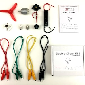 Kids Electric Circuit Kit -  A fun educational science toy to excite and encourage creativity and learning in Science, Engineering and STEM
