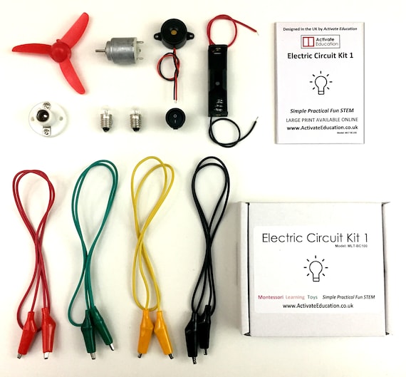 Kids Electric Circuit Kit A Fun Educational Science Toy to Etsy UK