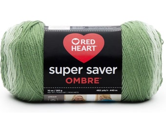 Red Heart Ombre Yarn 10oz 4 Ply Acrylic No Dye Lot Different Colors