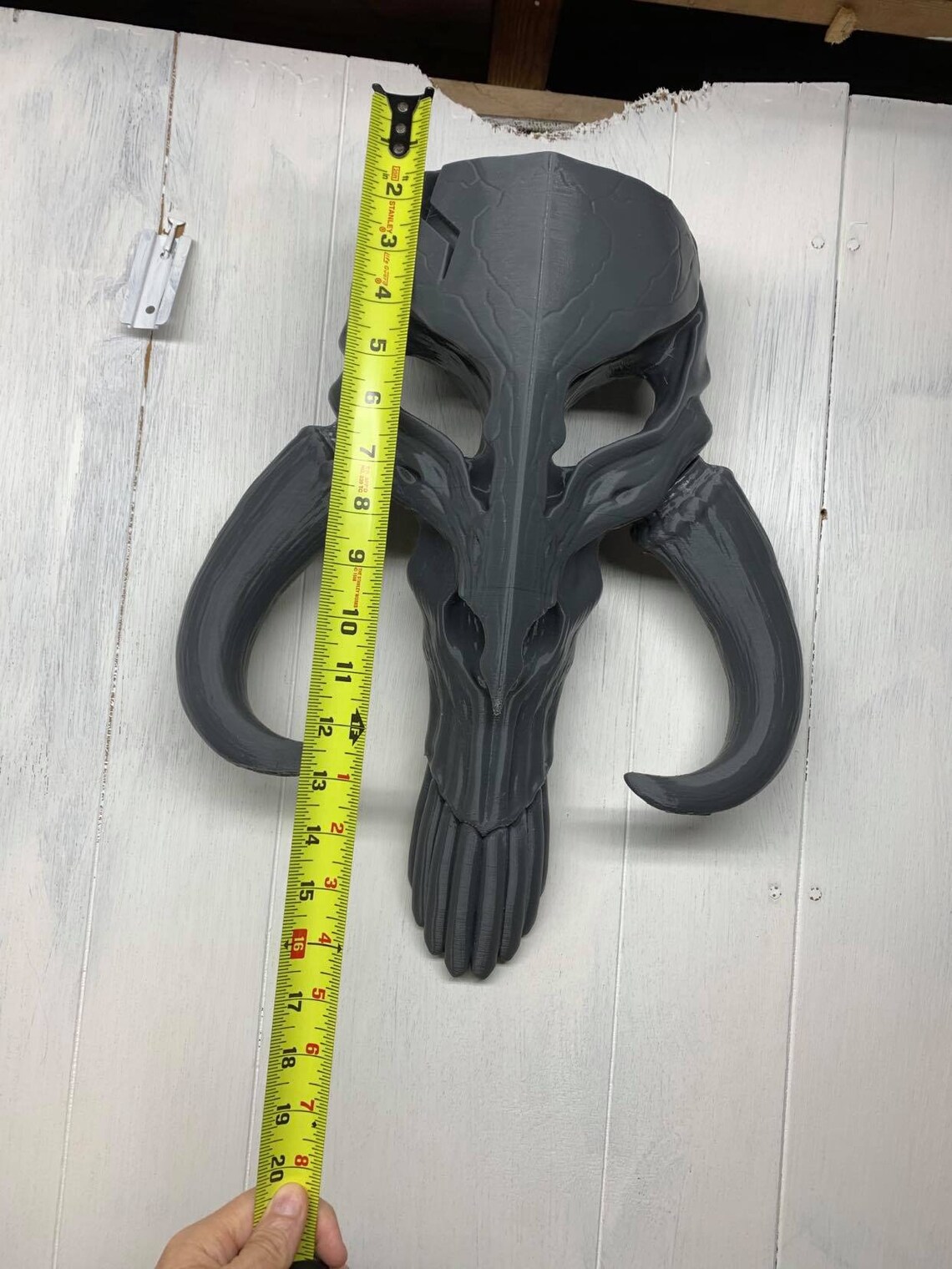 Mandalorian skull Wall Decor 3D printed Mythosaur skull Etsy
