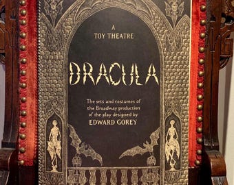 Edward Gorey – Dracula: A Toy Theater (1979) – First Edition Book