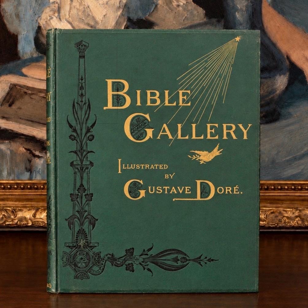 Antique Gothic Bible - Etsy