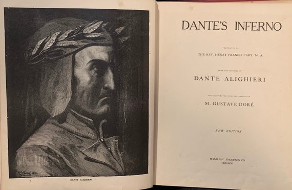 1901 Book Dantes Inferno Illustrated By Gustave