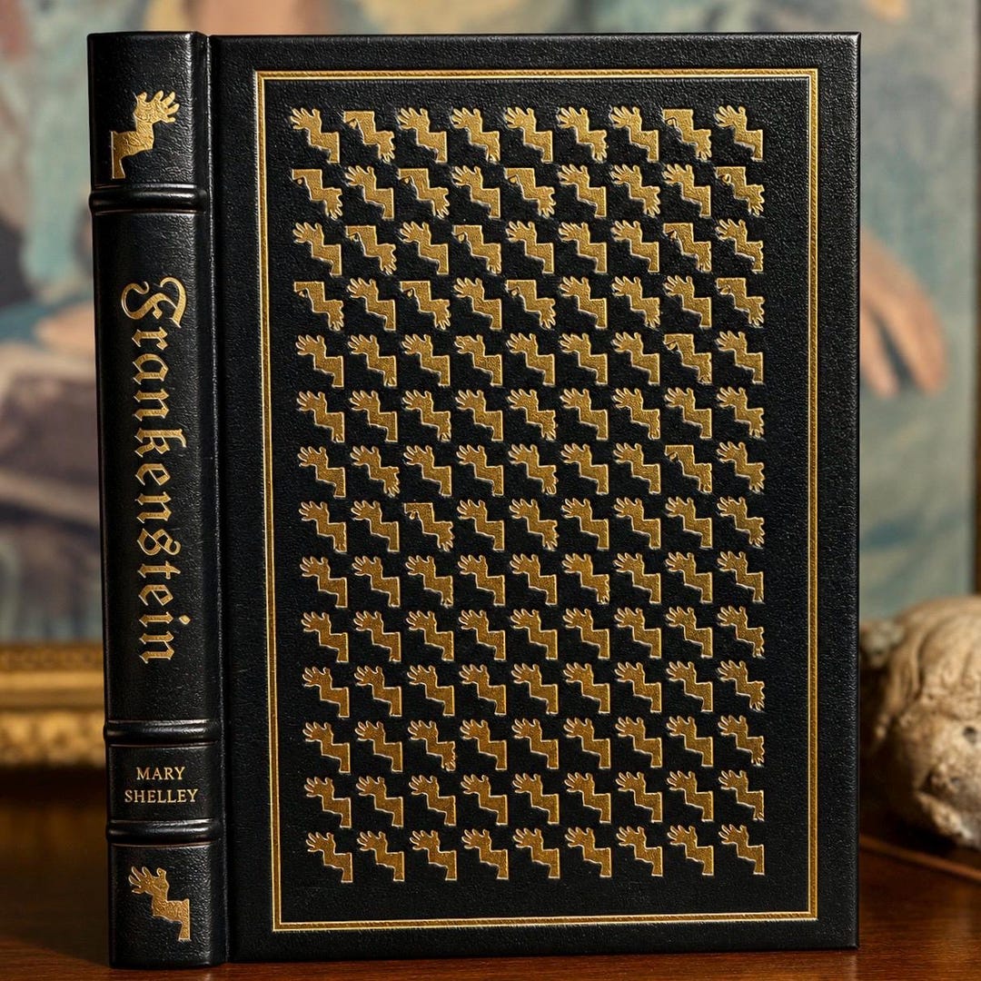 (珍しい本) 初版 Raymond Depardon MANICOMIO 洋書 Frankenstein – Mary Shelley (1962) – Easton Press – Leather Bound