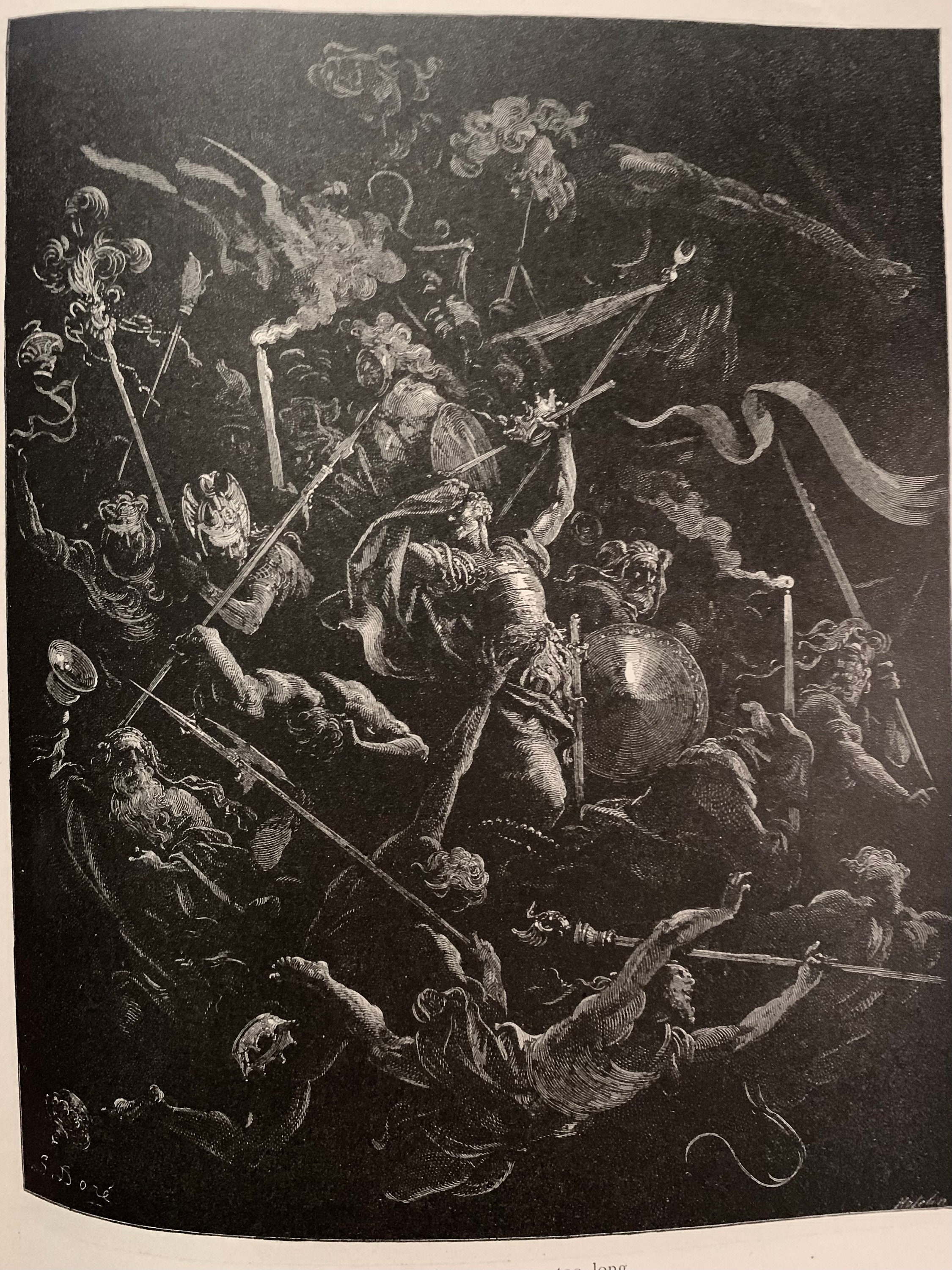 失楽園 ジョン・ミルトン著 (1880) - ギュスターヴ・ドレの挿絵入り