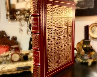 Oscar Wilde - Short Stories (1976) - First Edition, Leather Bound Book by The Easton Press - Beautifully Illustrated by James Hill