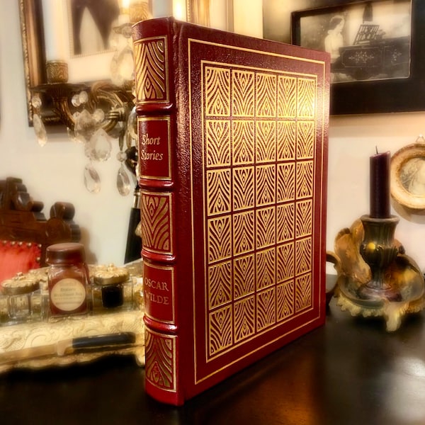 Oscar Wilde - Short Stories (1976) - Première édition, livre relié en cuir par The Easton Press - Magnifiquement illustré par James Hill