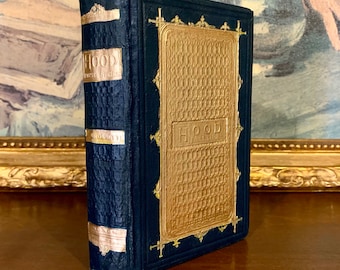 Thomas Hood - Poetical Works (1881) First Edition - Illustrated by Gustave Dore - Antique Leather Book