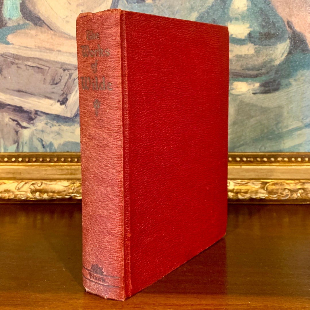 オスカー・ワイルドの著作集（1927年） - ヴィンテージ革装本 - Etsy 日本
