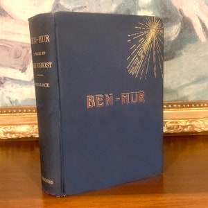 BEN HUR - Lee Wallace (1880) - First Edition, Antique Book